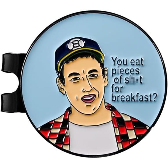 Golf Ball Marker with Magnetic Hat Clip Funny Golf Gift